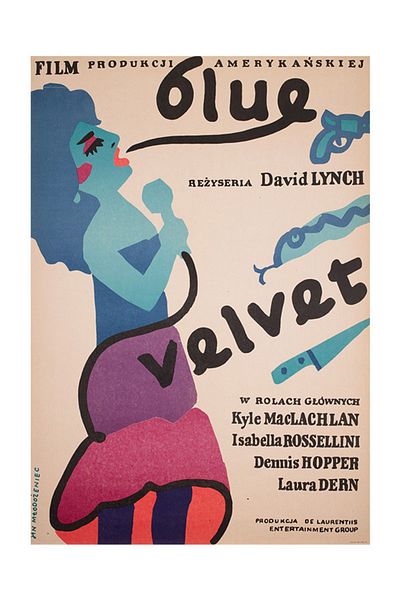 Taranist Poster de hârtie Blue Velvet Vintage