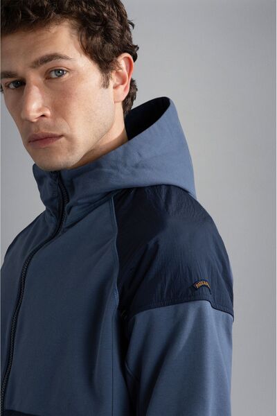 PAUL&SHARK MEN'S ZIPPED SWEATSHIRT C.WCOTTON