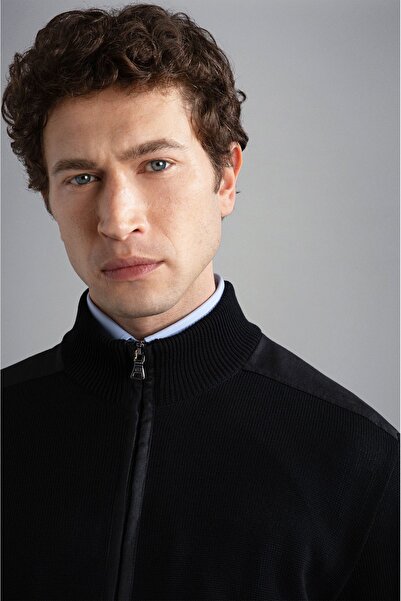 PAUL&SHARK COTTON SWEATER WITH ZIP