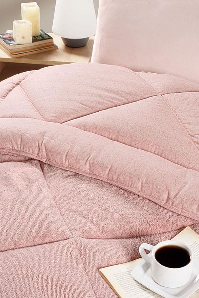 Kardelen Double Gray Wellsoft Quilt Double Sided 195 X 215