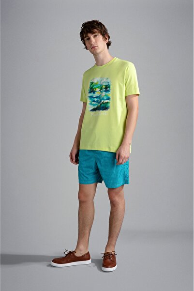 PAUL&SHARK ΑΝΔΡΙΚΟ ΠΛΕΚΤΟ T-SHIRT C.W. ΒΑΜΒΑΚΙ