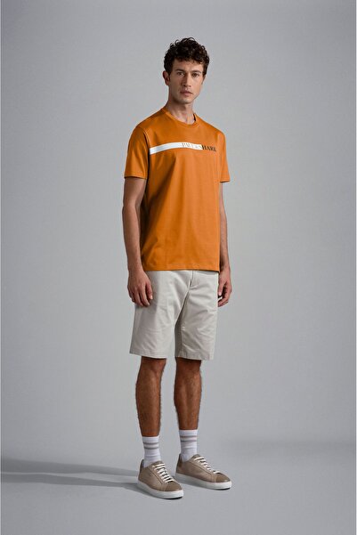 PAUL&SHARK ΑΝΔΡΙΚΟ ΠΛΕΚΤΟ T-SHIRT C.W. ΒΑΜΒΑΚΙ