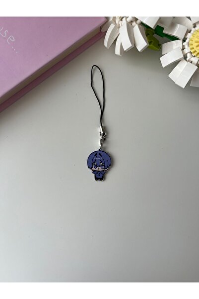 Hara Company سحر الهاتف من الأكريليك بقفل أزرق من Isagi Anime