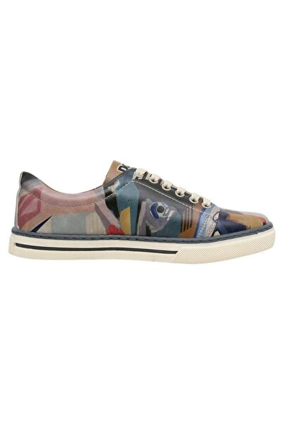 Dogo Women's Vegan Leather Multicolored Sneakers - You Are Never Alone Design