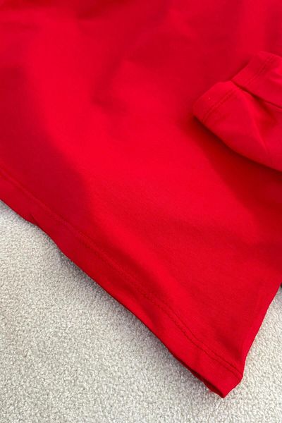 Carpe Full Length Long Sleeve Blouse - Red Design