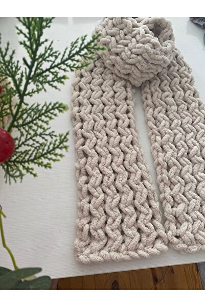 ÖRGÜCÜ DESİGN Унісекс пухнастий шарф