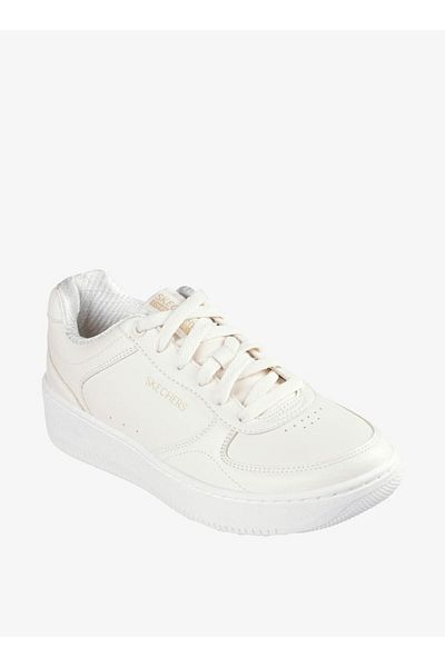 SKECHERS Women's Solid Lace-Up Low Ankle Sneakers - SPORT COURT 2.0