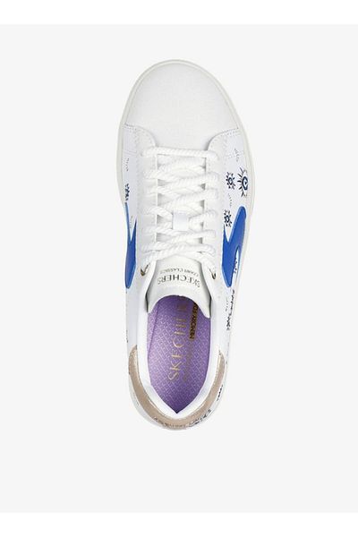 SKECHERS Women's Logo Detail Sneakers with Lace-Up Closure - EDEN LX