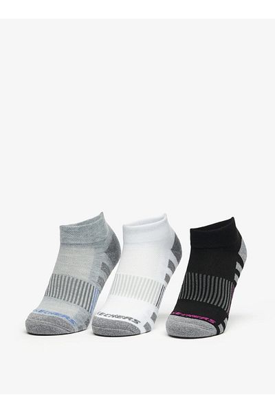 SKECHERS Women's Extended Terry Crew Length Sports Socks - S114344-041