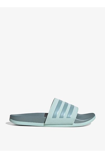 adidas Women's Striped Slides - Adilette Comfort