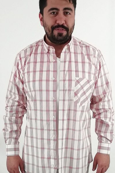 TOUSUS Regular Fit Plaid Men's Shirt Kls-4051-tss
