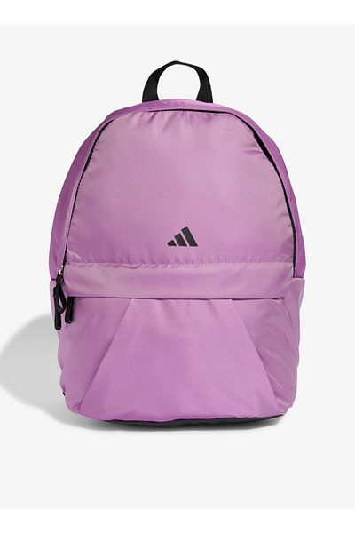 adidas Adidas Logo Print Backpack with Zip Closure and Adjustable Straps