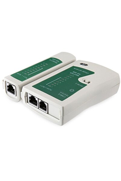 nelerbulurum YÜKSEK KALİTE Rj45 Rj11 Adsl Ethernet Internet Kablo Test Cihazı Cat5/6 Test Aleti KILIF HEDİYE
