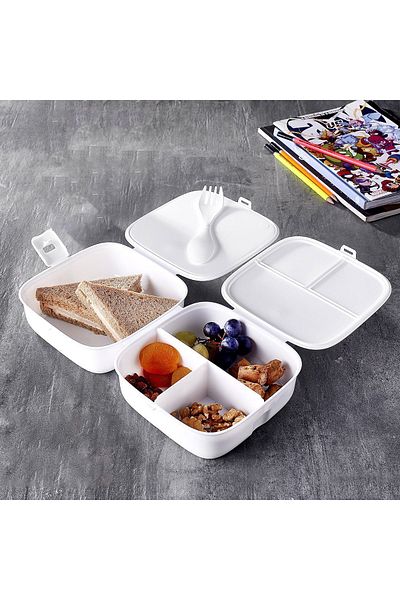 UYDEE Illustrated Children's Lunch Box - Lockable School Picnic Breakfast Bag