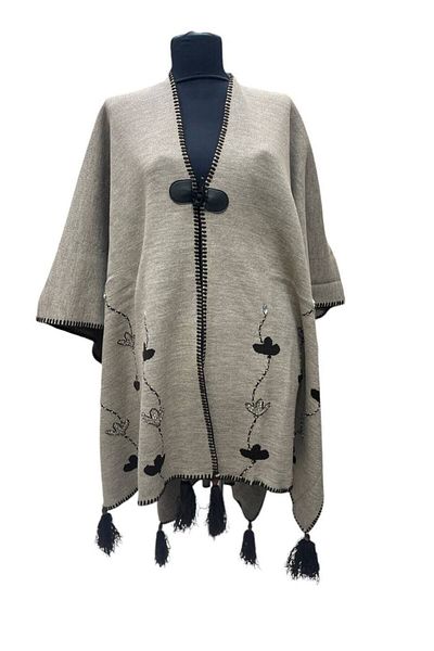 mim eşarp Akmoda - Thick Winter Knitwear Long Poncho