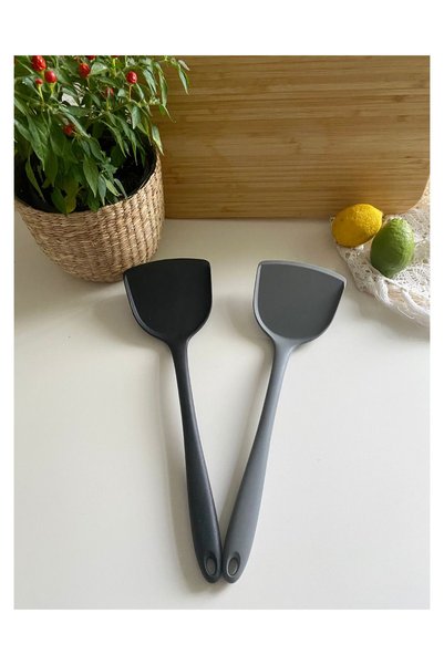 Oliva Nero Single Silicone Spatula Kitchen Wide Spatula Meal Prep Kitchen Utensils Multipurpose Kitchen Tool