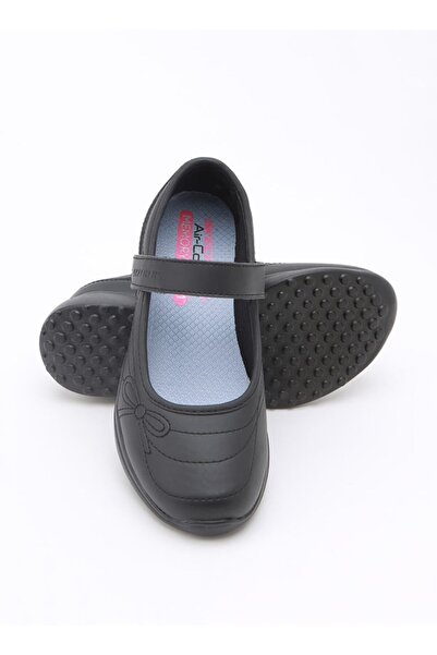 SKECHERS Kız Çocukları İçin İşlemeli Mary Jane Ayakkabılar Cırt Cırtlı Kapatma