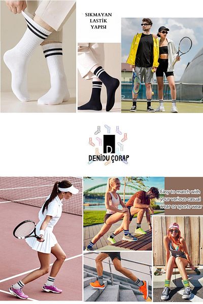 Denidu Çorap Unisex Bamboo Αθλητικές Κάλτσες 6 - Ζεύγη χωρίς ραφή, ΑΠΑΛΟ ΠΛΥΣΙΜΟ, PREMIUM ανδρικές και γυναικείες
