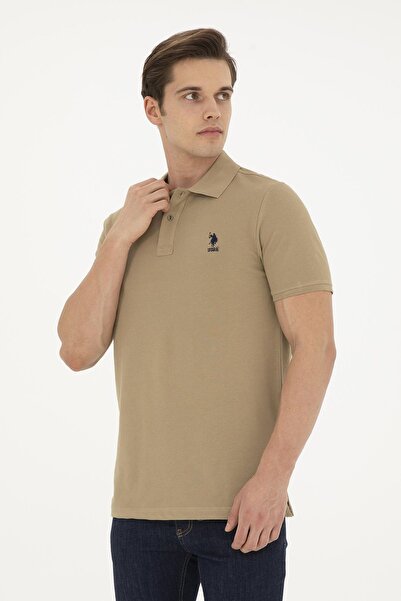 U.S. Polo Assn. ΒΑΣΗ. Ανδρικό μπλουζάκι Polo με λογότυπο Polo - 100% βαμβάκι, κανονική εφαρμογή G081SZ 0111794832