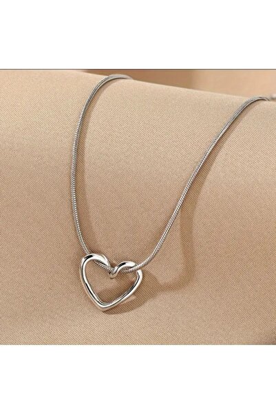 Serbest قلادة قلب فارغة من الفولاذ