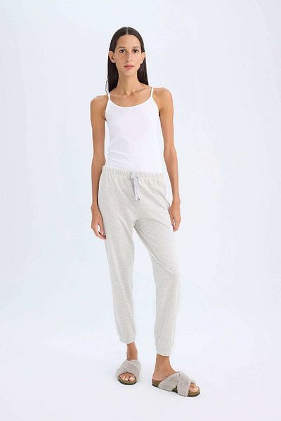DeFacto Pyžamové kalhotky Be in Love Regular Fit se šněrováním v pase - B8712Ax24Au