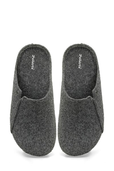 Polaris 608060.M4PR Gri Erkek Ev Terliği