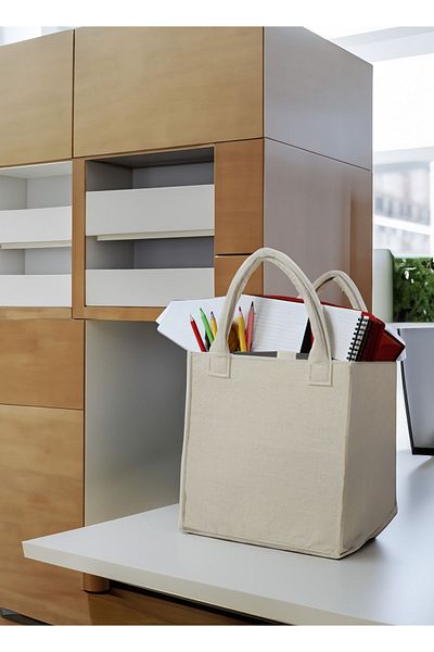 YUNUSOĞLU HOME Multi-Purpose Felt Organizer In-Cabinet Organizer Storage Box with Handle