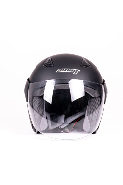 Sway Sw 700 Yarım Mat Siyah Kask