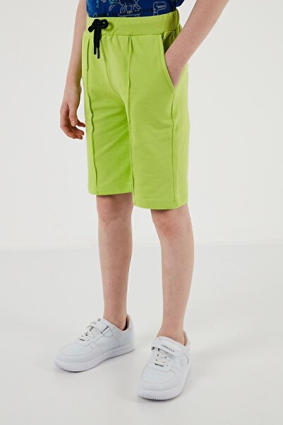 Lela Бавовняний комплект з коротким рукавом, велосипедним коміром і шортами для хлопчиків TAKIM 6212020