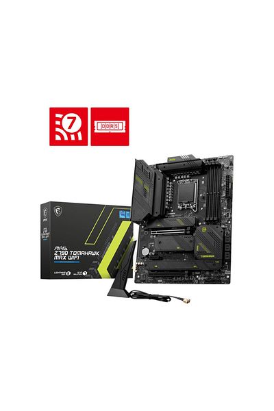 MSI Intel Z790 Tomahawk Max WiFi DDR5 Socket 1700 - 7800 MHz OC Mhz ATX Gaming Motherboard for Desktop Computers