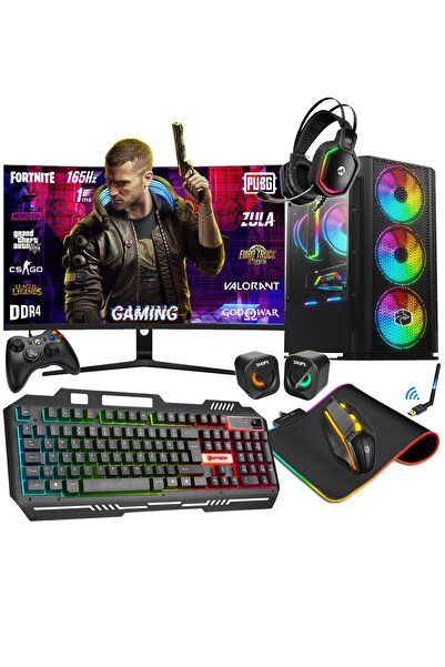 Zeiron xTreme V2 Ryzen 7 5700X 32GB RAM 1TB M.2 Nvme SSD Gtx1660 6GB 24" 165Hz Oyuncu Masaüstü Bilgisayar