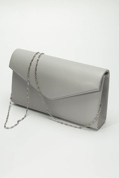 GULT Women's Gray Skin Envelope Bag - Portfolio Skin Bag