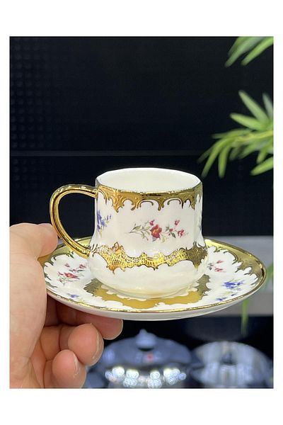 ACAR 6-Piece Retro Porcelain Cup Set - Lux