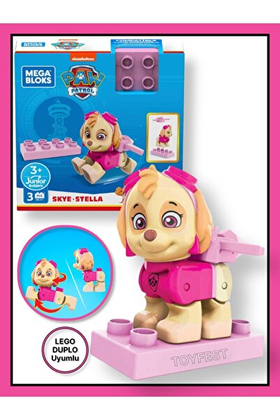 TOYFEST Mega Bloks Paw Patrol The Mighty Movie Film Karakter Figürleri - Skye...