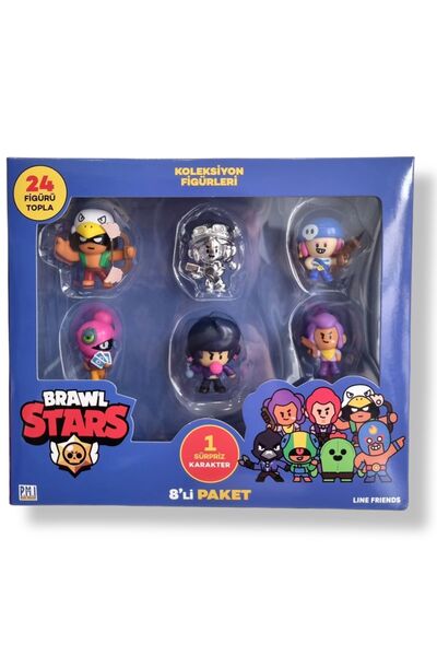 TOYFEST Brawl Star 8-Piece Figure Set - Model 1 - (SANDY SPIKE)