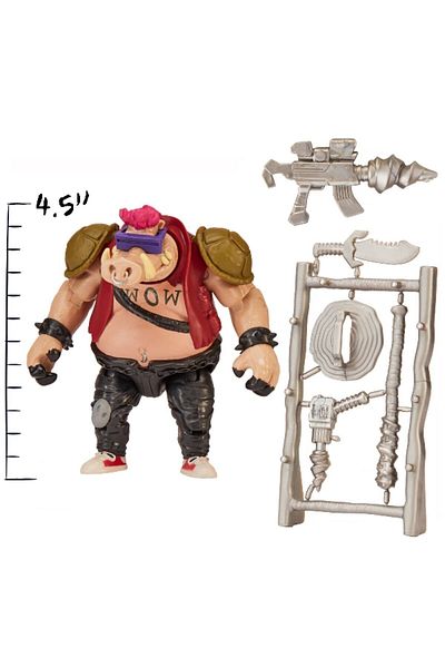 TOYFEST مجسمات عمل سلحفاة النينجا - بيبوب 11 سم