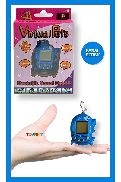 TOYFEST Nostaljik Sanal Bebek ( Virtual Pets ) - Mavi