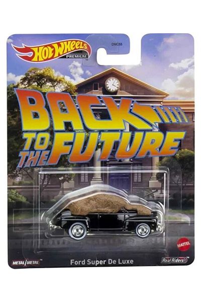 TOYFEST قالب ممتاز للعودة إلى المستقبل - Cast Ford Super De Luxe 1:64 DMC55