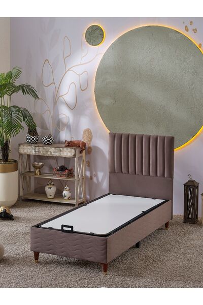 beehanem Ezgi Tek Kişilik 2Li Set (Baza+Başlık)(Yatak HARİÇ!!)