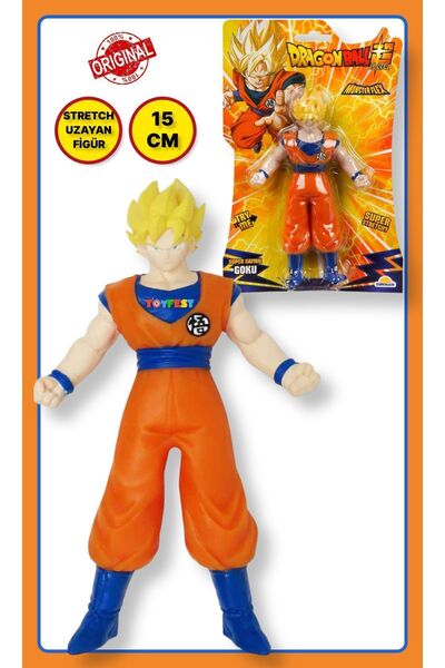 TOYFEST Monster Flex Dragon Ball Stretch Yumuşak Uzayan Elastik Figür 15 cm -...