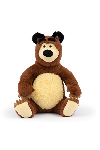 TOYFEST Masha and the Bear 2-Piece Figure Set - Masha and The Bear (Masha 12 cm) & Big Bear Plush (20 cm)