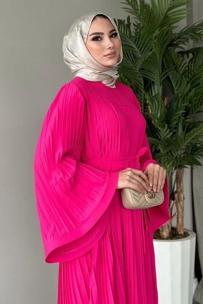Şule Giyim Perry Dress Fuchsia