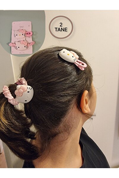 TOYFEST Hello Kitty set sa dva dijela i kopčom - (1 sa zatvaračem - 1 sa elas...