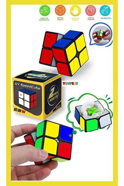 TOYFEST 2X2 QY Speed Zeka Küpü Akıl Küpü Rübik Küp