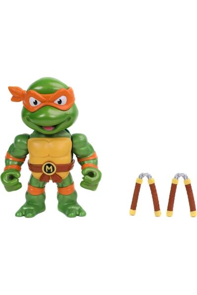 TOYFEST Ninja Turtles Ninja Turtles - Die Cast Mi?chelangelo Steel Cast Figure 10 cm