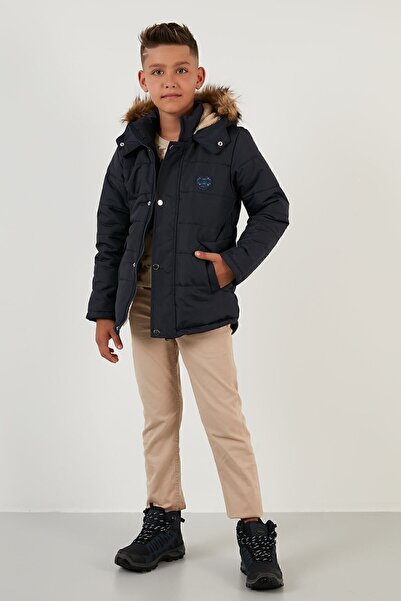 Lela Зимове пальто з капюшоном на плюшевій підкладці для хлопчика 6036024