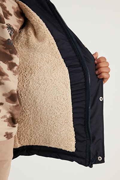 Lela Зимове пальто з капюшоном на плюшевій підкладці для хлопчика 6036024