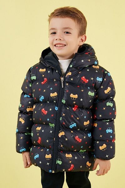 Lela Extra Padded Soft Fleece Hooded Puffer Coat Boys' Coat 5763003