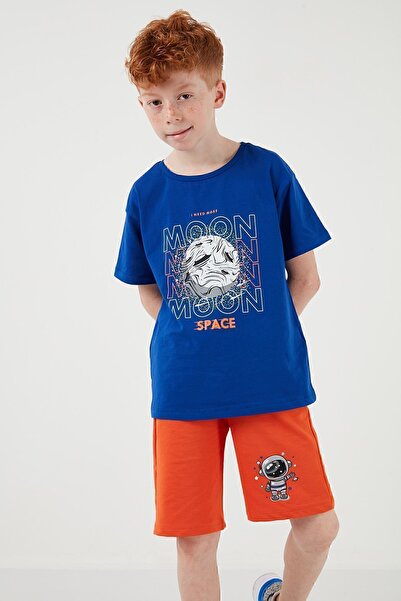 Lela Бавовняний комплект з регулярним кроєм, з велосипедним коміром, шортами та штанами для хлопчиків КОМПЛЕКТ 6212008