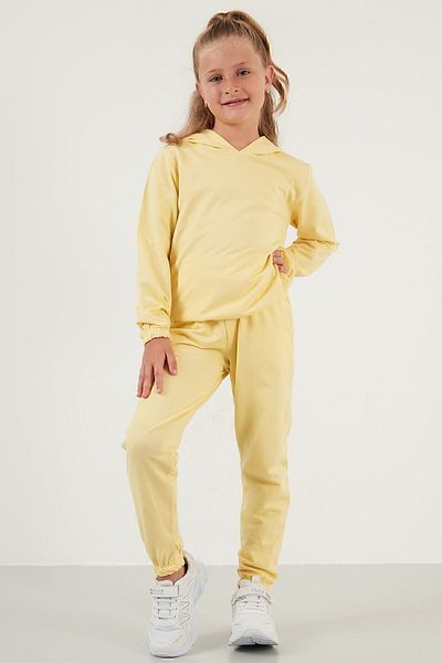 Lela Hooded 100% Cotton Kids Suit with Pockets Unisex Kids Suit 5922021